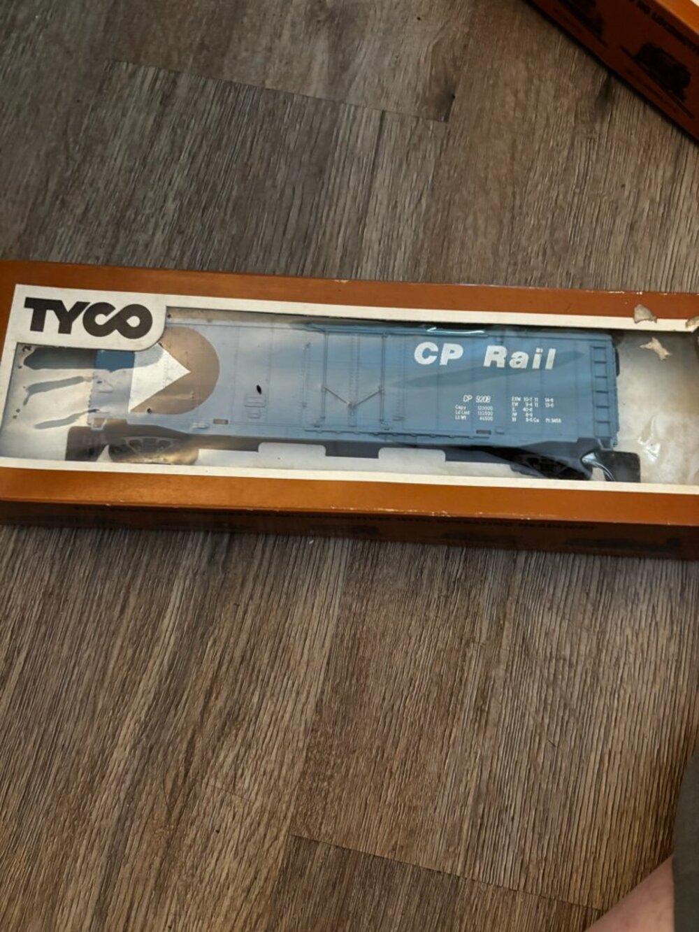 Tyco HO Box Car CP Rail 9208 Railroad Train Set up display w/box